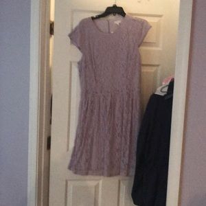 Lavender lace dress with tag